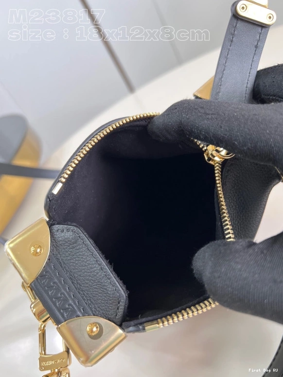 First bags ru reviews VUITTON Trunk PM-18*12.5*8CM Side LOUIS 0823